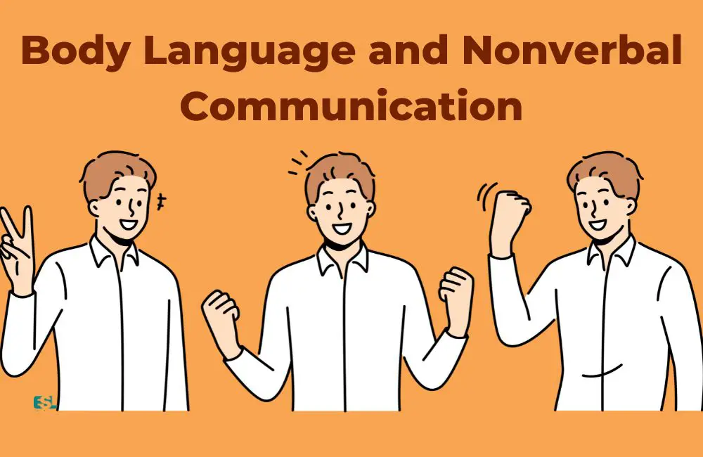 Body Language and Nonverbal Communication Related Vocabulary